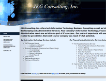 Tablet Screenshot of jkgconsult.com